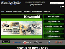 Tablet Screenshot of countrycycle.com